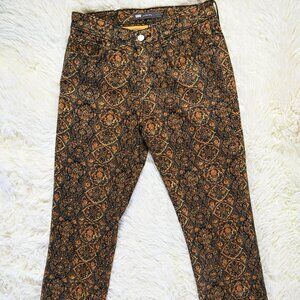 Levi Mid Rise Skinny Paisley